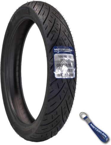 Metzeler Cruisetec V -Twin Motorcycle More -Edrics و Combos - Performance Perform for Cruiser و Custom & Heavy Tourers w/Enhanced Walling & Comfort - مع سلسلة المفاتيح (130/80B17 65H (I)) in Kuwait