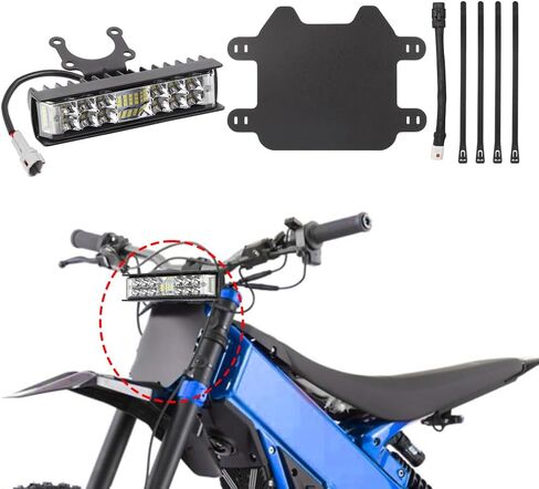 Autovic لـ Talaria XXX Dirt Bike Light Light Bar متوافق مع Sur-Ron Segway Motorcycle Leadlight Slip و Play in Kuwait
