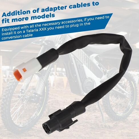 Autovic لـ Talaria XXX Dirt Bike Light Light Bar متوافق مع Sur-Ron Segway Motorcycle Leadlight Slip و Play in Kuwait