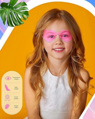 20 Pairs Heart Sunglasses for Women, Valentine's Day Party Favor Heart Shaped Glasses in Kuwait