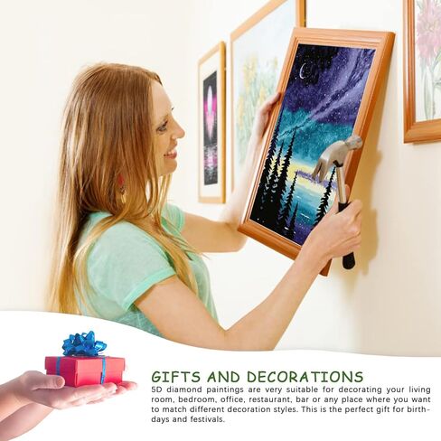 6 Pack Diamond Paintings, DIY 5D Diamond Painting Kits Flowers for Adults, Full Drill Diamond Painting by Numbers for Adults Home Wall Decor 12x16 inches in Kuwait