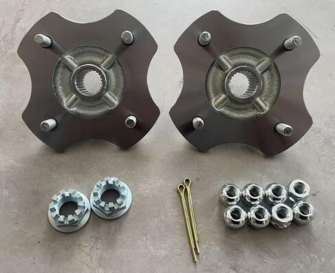 2PCS الخلفية اليسرى اليمين محاور العجلات 42410-HM5-930 مع استبدال 10 المكسرات لعام 1993-2000 هوندا فورستراكس 300 TRX300 2X4 ، TRX300FW 4X4 ATV in Saudi Arabia
