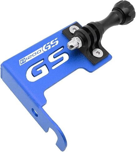 ruixingdianzishangwu Compatible with GSA R 1200 1250 GS LC HP Adventure Motorcycle CNC Front Left Camera Support Bracket Gopro Mount Bracket(R1200GS Black) in Kuwait