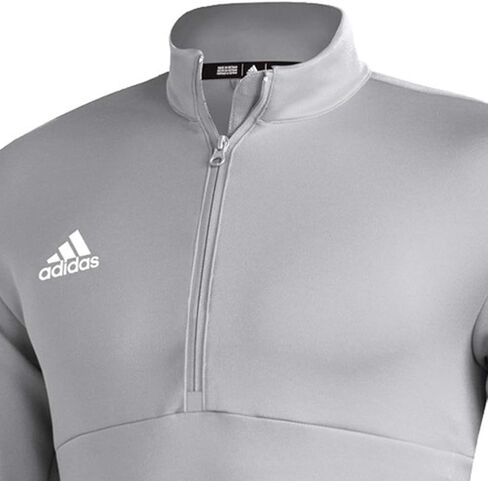 قميص adidas Team Issue ربع بسحاب - قميص كاجوال للرجال LT رمادي/أبيض in Saudi Arabia