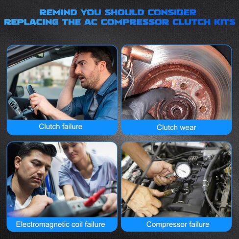 1782 A/C Compressor Clutch Kit Fits for 2012-2015 Civic 1.8L, Air Conditioning Compressor, Aftermarket Automotive Parts, Automotive Parts Replacement in Kuwait