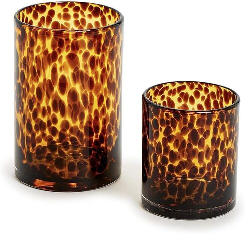 تشمل مجموعة شركتين من مزهين شمعة سلحفاة 2 حجمين ، Tealight وذري ، زجاج ، 4 و 5 بوصات ، 54907 in Saudi Arabia