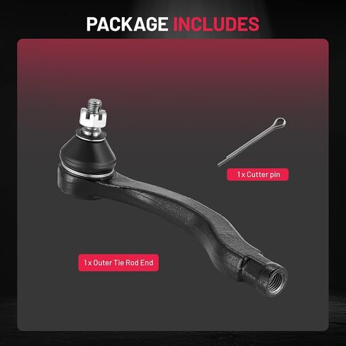 BDFHYK Front Outer Tie Rod End Compatible with Honda 1992-2000 Civic, 1997-2001 CR-V Fit Insight,Compatible with Acura 1994-2001 Integra EL Replacement for ES3331 53540S04003 53540S04013 53540SO3003 in Kuwait