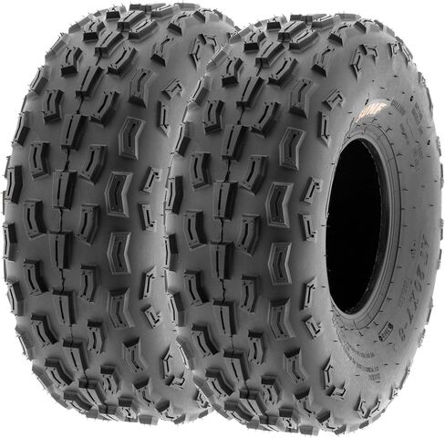 زوج من 2 Sunf A029 ATV UTV 20X7-8 20X7X8 TRACK XC KNOBBY TIRES ، 6 PR ، بلا أنبوب in Saudi Arabia