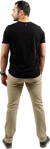 مثالي جين TPJ Mens Slim Sway Fit Denkhaki Pants in Kuwait