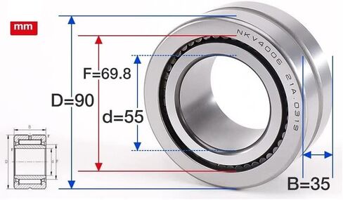 محامل الأسطوانة الكاملة NAV4002 4003 4004 4005 4006 4007 4008 4009 Bearing (NAV4010 50X80X30) in Kuwait