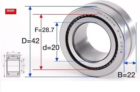 محامل الأسطوانة الكاملة NAV4002 4003 4004 4005 4006 4007 4008 4009 Bearing (NAV4010 50X80X30) in Kuwait