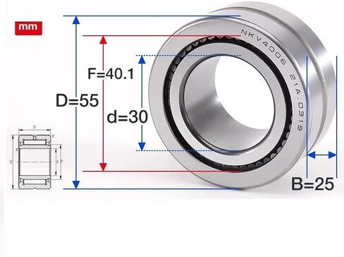 محامل الأسطوانة الكاملة NAV4002 4003 4004 4005 4006 4007 4008 4009 Bearing (NAV4010 50X80X30) in Kuwait