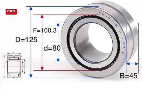 محامل الأسطوانة الكاملة NAV4002 4003 4004 4005 4006 4007 4008 4009 Bearing (NAV4010 50X80X30) in Kuwait