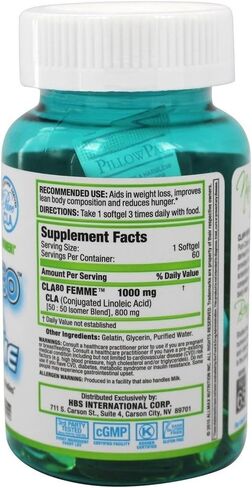 ALLMAX Nutrition Femme CLA80 Femme Premium Grade CLA 1,000 mg 60 Softgels in Saudi Arabia