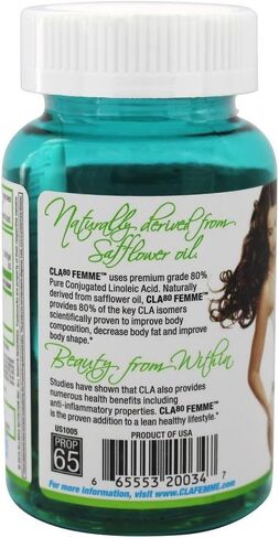 ALLMAX Nutrition Femme CLA80 Femme Premium Grade CLA 1,000 mg 60 Softgels in Saudi Arabia