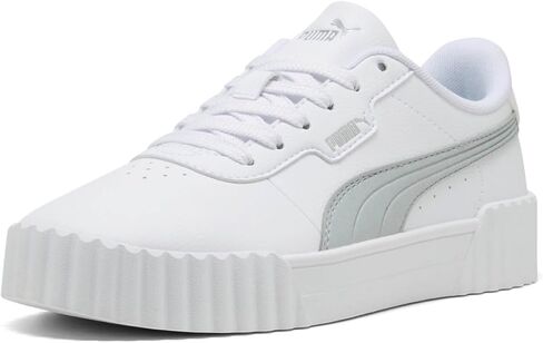 PUMA Women's Carina 2.0 Sneaker, Textile White-Prairie Tan, 10.5 in Saudi Arabia