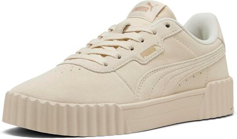 PUMA Women's Carina 2.0 Sneaker, Textile White-Prairie Tan, 10.5 in Saudi Arabia