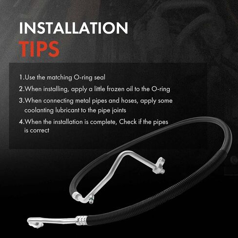 A-Premium A/C Discharge Line Hose Assembly Compatible with Chevrolet, GMC Models, Express 1500/2500/3500/4500, Savana 1500/2500/3500/4500, Compressor to Condenser in Saudi Arabia