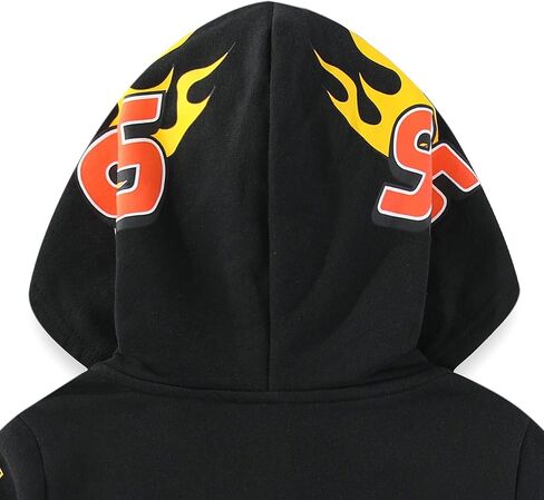 سيارات ديزني Lightning McQueen Boys Fleece zip up hoodie للأطفال الكبار in Saudi Arabia