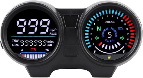 عداد السرعة للدراجات النارية عداد المسافات الرقمية الشاشة الرقمية LCD لـ CG125 Brazil Titan CG150 Fan150 Riders in Saudi Arabia