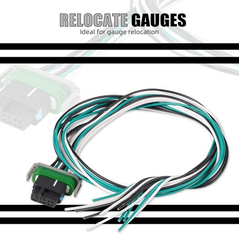 24" Speedometer and Instrument Extension Harness Compatible with Harley CVO Road Glide FLTRXSE 2018-2022 Road Glide CVO Ultra FLTRUSE 2015-2016, See Fitment in Saudi Arabia