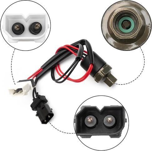 64531390070 ، مستشعر ضغط المبردات AC متوافق مع BMW ، 1989-1995 525i 2.5L ، 1994-1995 530i 3.0L ، 1989-1993 535i 3.5L ، 1994-1995 540i ، 1987-1992 735i ، 1988-1992 735il ، 1993-1995 740i ، 740il ، 750il ، M5. in Saudi Arabia