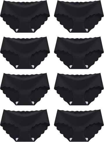 Teen Girls Seamless Panties Tagless Plain Soft Underwear Pack of 8 Multipack in Saudi Arabia