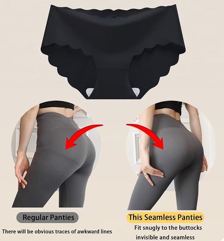 Teen Girls Seamless Panties Tagless Plain Soft Underwear Pack of 8 Multipack in Saudi Arabia