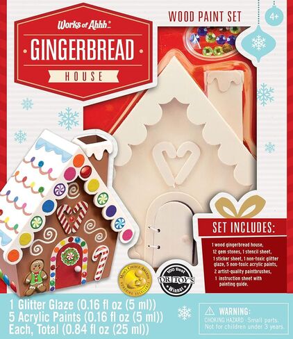 MasterPieces Works of Ahhh... Holiday Craft Set - Nutcracker Drummer Wood Paint Kit Large in Saudi Arabia