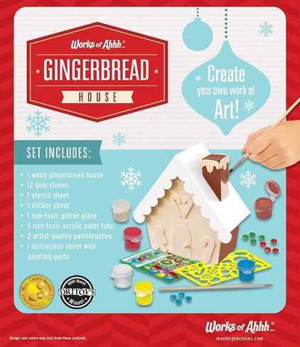 MasterPieces Works of Ahhh... Holiday Craft Set - Nutcracker Drummer Wood Paint Kit Large in Saudi Arabia