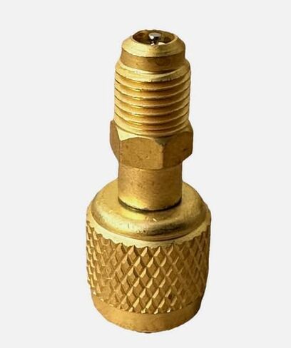 R32 Reverse Thread 1/4" Female, 1/4" Male Adapter for A2L R454B/R32 Tanks in Saudi Arabia
