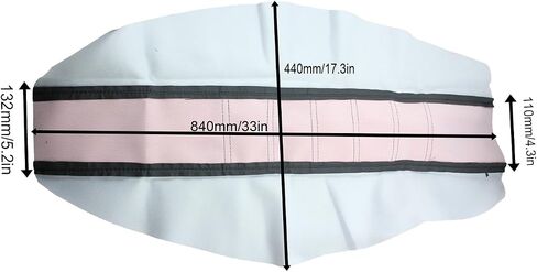 Universal Motorcycle Seat Cover Non-Slip Suitable Rubber Striped Seat Covers Soft for YZ125 YZ250 YZ450F WR250F WR450F WR400F XTZ125 YZ WR TTR 125 250 Dirt Pit Bike Off Road Motorbike (White) in Kuwait