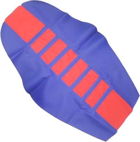 Universal Motorcycle Seat Cover Non-Slip Suitable Rubber Striped Seat Covers Soft for YZ125 YZ250 YZ450F WR250F WR450F WR400F XTZ125 YZ WR TTR 125 250 Dirt Pit Bike Off Road Motorbike (White) in Kuwait