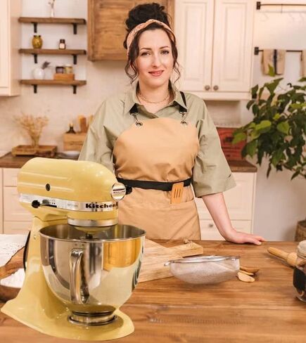 5.5 Quart Stainless Steel Mixer Bowl for KitchenAid Stand Mixers, Compatible with 4.5 & 5 QT KitchenAid Tilt-Head Mixers, KitchenAid Mixer Accessories, KitchenAid Replacement Bowl (5.5 QT) in Saudi Arabia