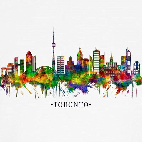 Cafepress Toronto Canada Skyline Baseball Jersey Kids Cotton Baseball Jersey ، 3/4 Raglan Sleeve Shirt in Saudi Arabia