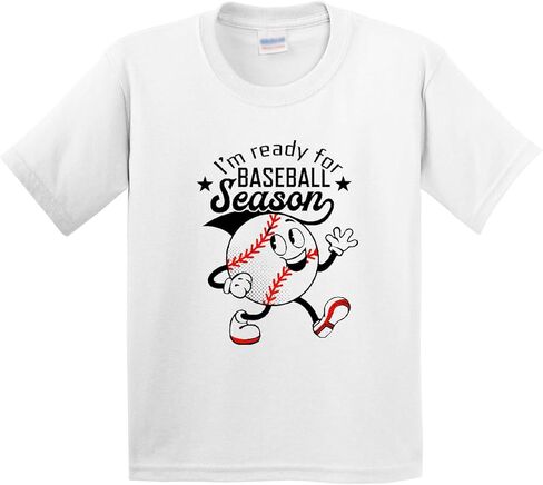inktastic I'm Ready for Baseball Season Youth T-Shirt in Saudi Arabia