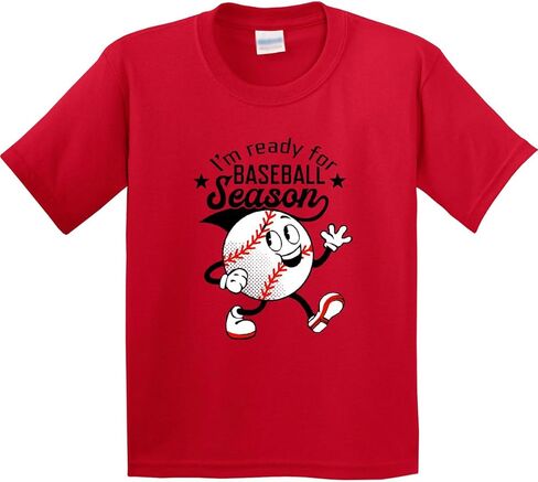inktastic I'm Ready for Baseball Season Youth T-Shirt in Saudi Arabia