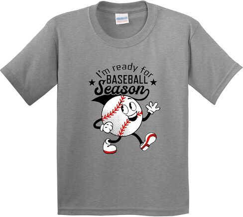 inktastic I'm Ready for Baseball Season Youth T-Shirt in Saudi Arabia