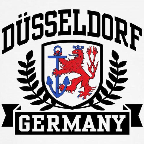 CafePress Dusseldorf Germany Kids Baseball Jersey Kids Cotton Baseball Jersey, 3/4 Raglan Sleeve Shirt in Kuwait