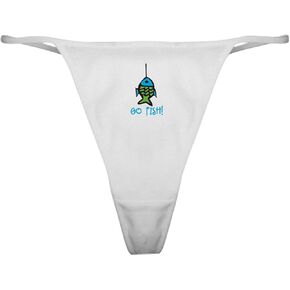 Cafepress Go Fish Catch Classic Thong Intonder ، سراويل داخلية للسيدات in Saudi Arabia
