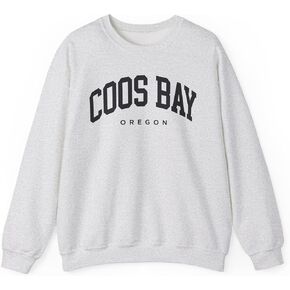 Coos Bay Oregon Adult Unisex Crewneck Sweatshirt in Saudi Arabia