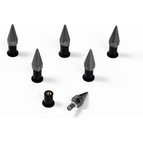 6 قطع براغي شاشة للرياح الشاملة تتوافق لمعظم السحابات اللولبية من طراز الزجاج الأمامي للدراجات النارية (أسود) in Kuwait