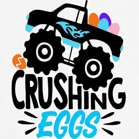 CafePress New Easter Monster Truck Crushing Baseball Jersey Kids Cotton Baseball Jersey, 3/4 Raglan Sleeve Shirt in Saudi Arabia