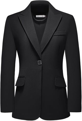 MODFUL Pant Suits for Women Business Suit Set 2 Piece Slim Fit Blazer Jacket One Button Formal Suit in Kuwait