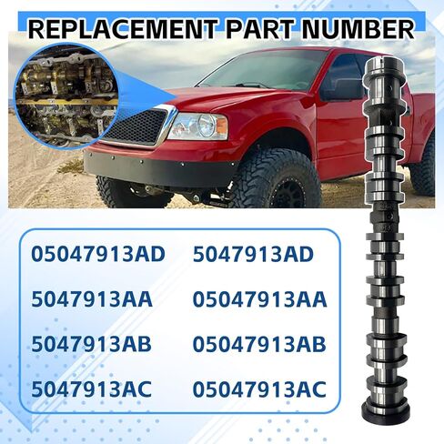 5047913AA Right Side Intake Camshaft Compatible with 2016-2024 Jeep Grand Cherokee/Wrangler Dodge Durango 3.6L,Engine Camshaft Compatible with 2017-2024 Chrysler Pacifica 3.6L V6#5047913AB,5047913AD in Kuwait