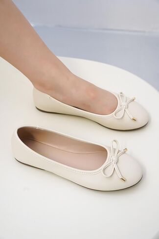 Project Cloud Ballet Flats for Women - Non-Slip Womens Flats (Ashley) | Durable Genuine Leather Insole and Lightweight Design with Comfortable Memory Foam Flats for Everyday Wear in Saudi Arabia