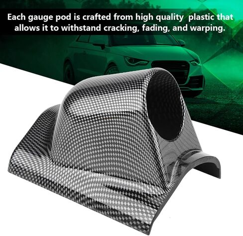 Universal Pillar Gauge Pod Instrument Bracket, Heavy Duty Racing Sport Meter Gauge Pillar Mount Pod Holder Bracket Gauge Holder(Dual Hole) in Kuwait