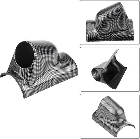 Universal Pillar Gauge Pod Instrument Bracket, Heavy Duty Racing Sport Meter Gauge Pillar Mount Pod Holder Bracket Gauge Holder(Dual Hole) in Kuwait