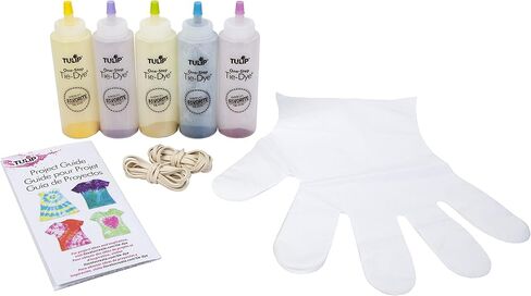 Tulip One-Step Tie-Dye Kit Backpack Kit Beachy Blues, 31pc, Party and Craft Supplies, Vibrant Colors for Fashion Art Projects, Blue, Green in Kuwait