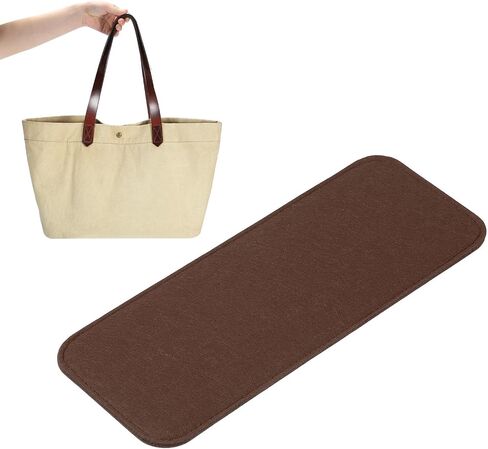 PATIKIL Felt Base Shaper 15x7 Inch, Bag Bottom Shaper Pad Purse Liner Board Insert Arc Corner for Handbags Tote Crossbody Bag Backpack, Black in Saudi Arabia